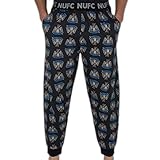 Newcastle United FC Official Soccer Gift Mens Lounge Pants Pyjama Bottoms XXL Black