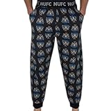 Newcastle United FC Official Soccer Gift Mens Lounge Pants Pajama Bottoms XL Black