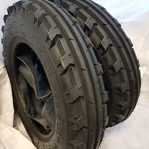 7.50-16 (2 TIRES + 2 TUBES) 6 PLY ROAD CREW KNK-30 Farm Tractor 7.50x16,12-16.5