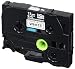HGES2315PK Black on White Extra-Strength Adhesive Label Tape - 0.47" W x 26.2