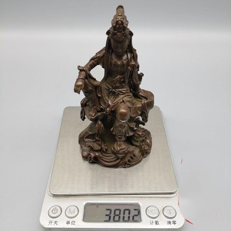 Amazon｜自在観音 観音菩薩 仏像 铜製 高11.5cm 観世音菩薩 観