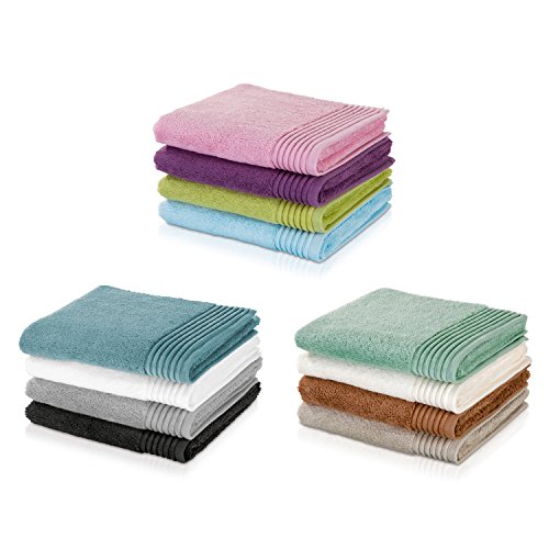 Möve Loft tufted bath mat 60 x 100 cm made of 100% cotton, Graphite