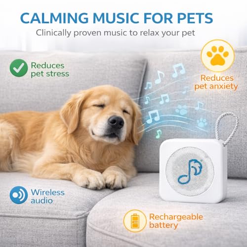 Pet Tunes Bluetooth Speaker for Canines with Preloaded Calming Music for Dogs - Dog Anxiety Relief for Separation, Fireworks, and Thunderstorms - Relaxing Pet Music Device for Puppy and Adult Dogs - Image 3