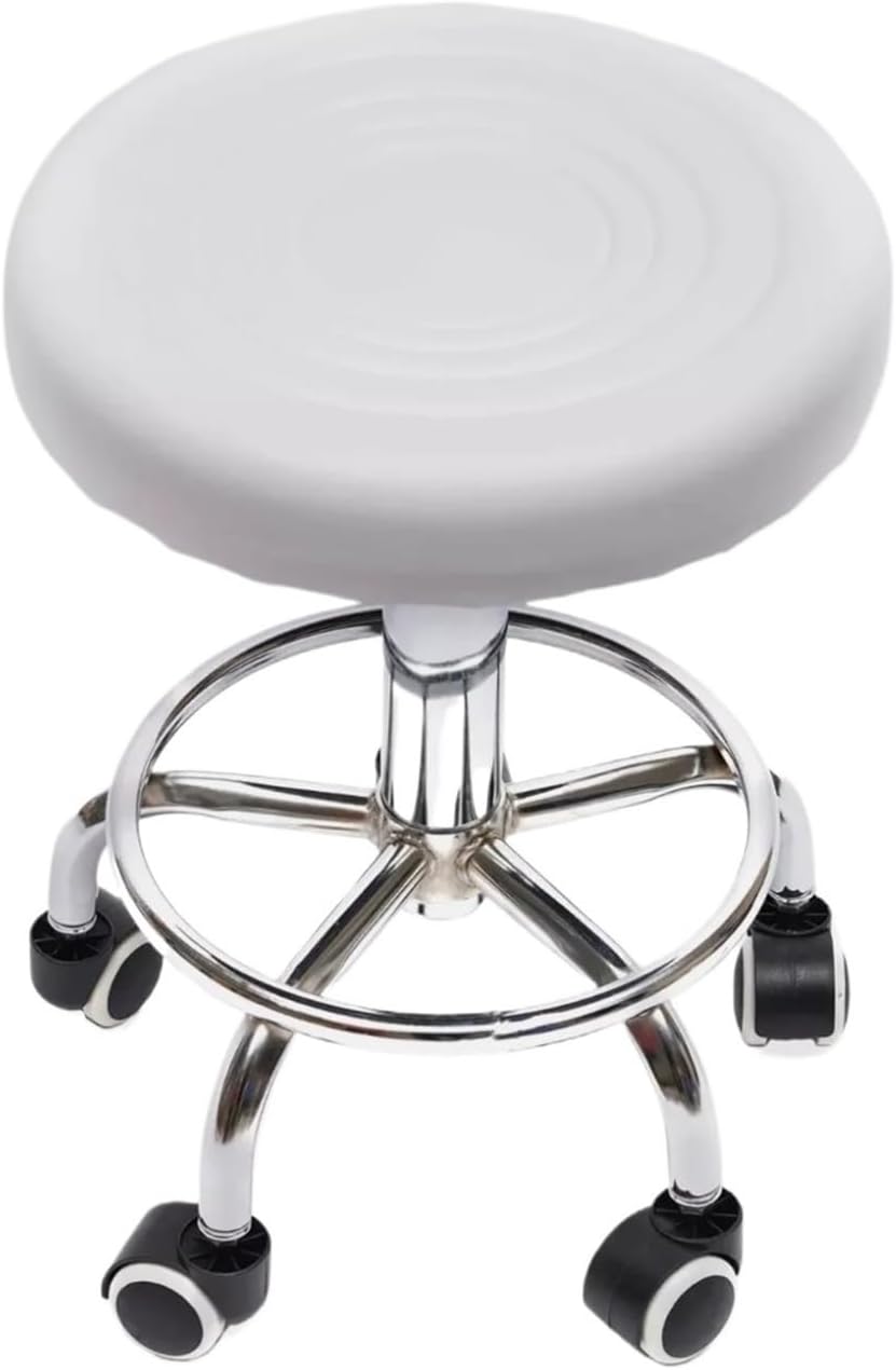 Multi-Purpose Adjustable Rolling Stools Chair Hydraulic Rolling Stool Work Shop Seat Chair Adjustable Roll Swivel Tool Garage
