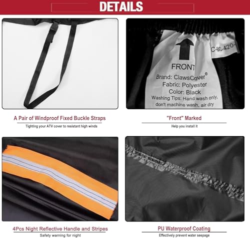 ClawsCover Waterproof Oxford Motorcycle Cover