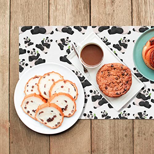 Set de table panda chinois cadeau original pour table enfant et décoration maison