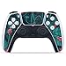 DeinDesign Skin Compatibile con Sony Playstation 5 PS5 Controller Pellicola Adesivi Fragola Fiori Natura