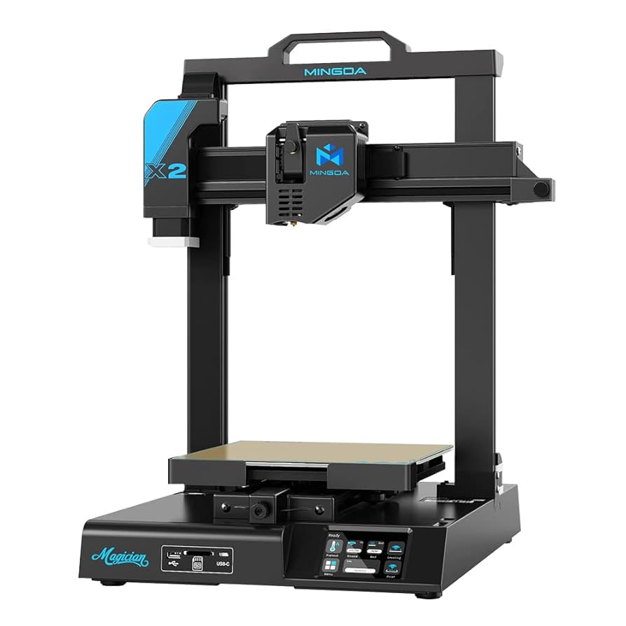 Mingda Magician X2 3D Printers, One Touch Smart Auto