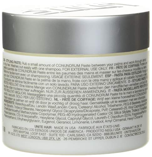 UNITE Hair CONUNDRUM Paste - Styling Cream, 2 Oz