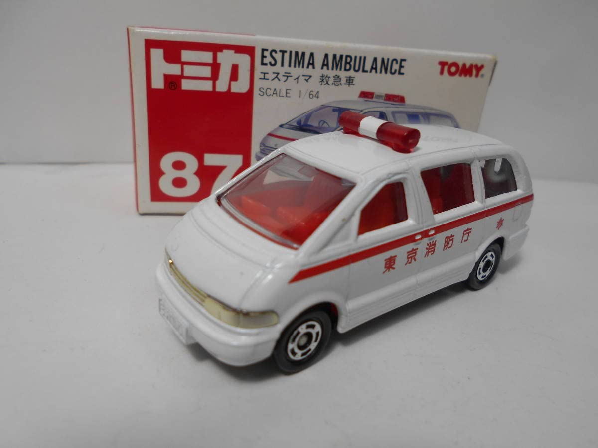 Amazon.co.jp: トミカ 87 エスティマ救急車 中国製 : おもちゃ