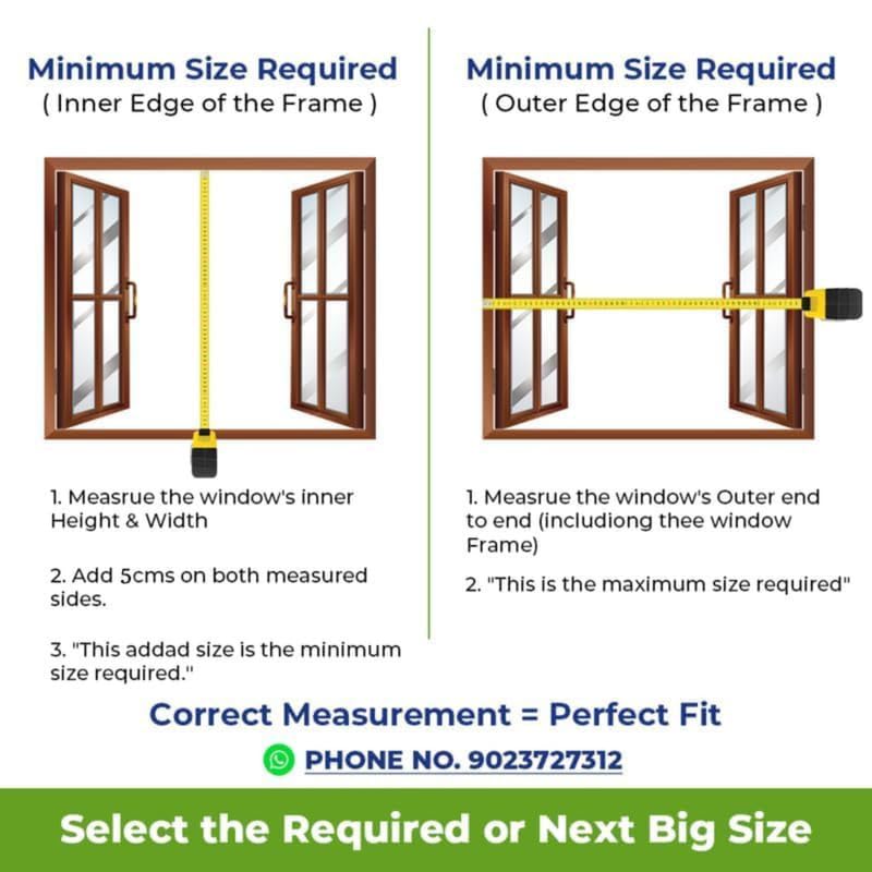 Image of Classic Mosquito Net for Windows with Zipper | 90X110 cm | 120 GSM Fiberglass Mesh |Pre Stitched Window Net for Home | Self Adhesive Hook All Loop Easy Install | Protection from All Insects |Black