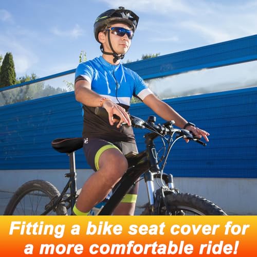 ROCK TAKIN Almofada de assento de bicicleta, capa de almofada confortável para assento de bicicleta