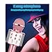 SLKIJDHFB Wireless Bluetooth Karaoke Microphone 4 in 1 Portable Handheld Karaoke Speaker Machine Home KTV Player Music Recorder for Android/iPhone/iPad/Sony/Pc or All Smartphone(Rose Gold)