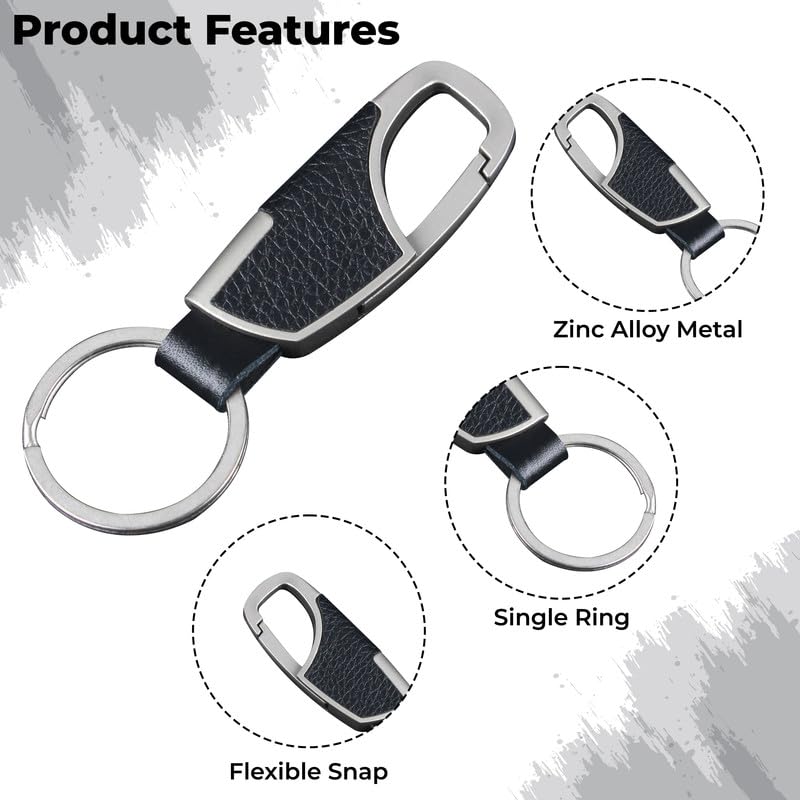 Image of Kraptick Keychain - Unisex Stainless Steel Key Holder for Bike, Car, Scooter & Home Compact Durable Rust-Resistant Keyring for Travel, Office & Daily Use-VV