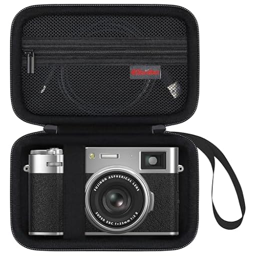 Elonbo Estuche para cámara Digital Fujifilm X100V / X100VI / X100F / X100S, Bolso de Almacenamiento de Viaje de cámara Digital Compacto, Negro | Ya disponible en tu tienda friki favorita! En mundofriki.es!