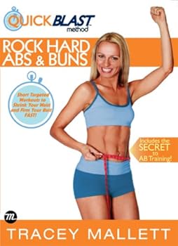 DVD Tracey Mallet: Quick Blast Method Rock Hard Abs & Buns Book