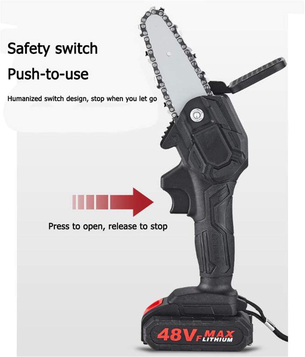 Mini Chainsaw Akumulatorowa, bezprzewodowa ręczna piła łańcuchowa z 2 akumulatorami, przenośna ręczna piła elektryczna 24 V do przycinania gałęzi drzew i cięcia drewna