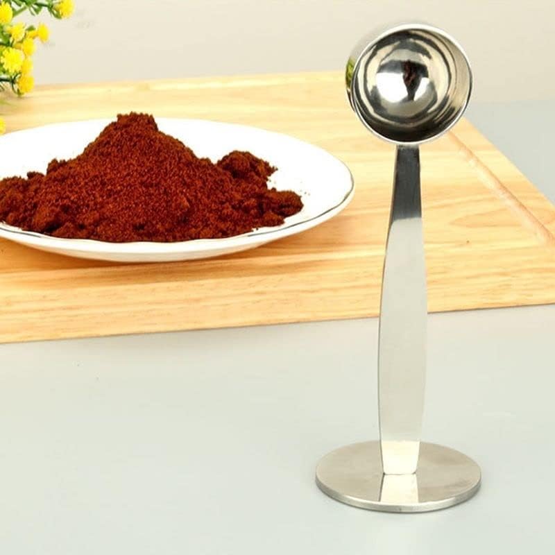 Dessert Spoons Espresso Stand Coffee Measure Tamper Spoon Stainless Steel Coffee & Tea Tools Tampers Coffeeware (Color : A, Size : 1 pcs)