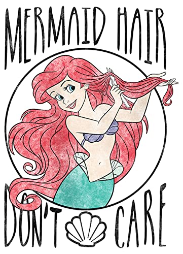 Disney Girl's Mermaid Hair T-Shirt2