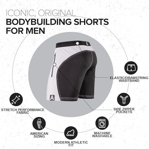 Anthem Athletics Dominance 5 and 7 Inch Men's Gym Shorts - Zipper Pocket Short for Bodybuilding, Lifting, Workout & Running3