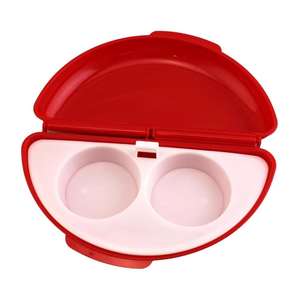 Microwave Omelette Maker, 2-in-1 Omelette and Egg Cooker BPA Free Breakfast Maker Cooking Tools for Quick Breakfast, Red