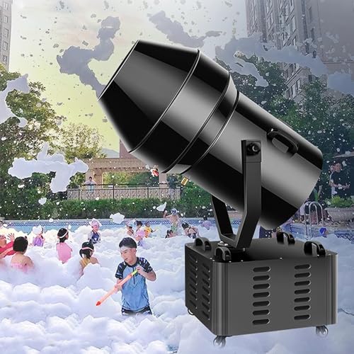 Máquina de espuma, cañón de espuma de 2000 W para fiestas de verano en la piscina, cumpleaños de niños y eventos en el patio trasero, área de producción de espuma de 30 m³/min, distancia de 6 a 8 m
