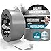 Plus günstig Kaufen-PROCREA® 2x Panzerband Silber [Hochwertiges Gewebeband Plus UV] Universelles Duct Tape & Gaffa Tape für innen & außen - Panzertape mit hoher Klebekraft, wasserfest & verstärkt - Profi-Qualität