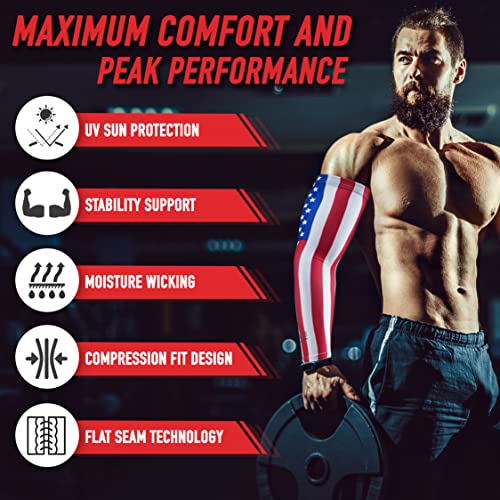 Stromguard Compression Sports Arm Sleeve Digital Camo Baseball Football Basketball - (One Arm Sleeve) (Adult Small, #1 - Black-Gray-White) #TOP1