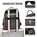 YETTASBIN Fashion Quilted Mini Backpack for Women & Girls - Buffalo Plaid Lightweight Casual Travel Daypack, M(14L)