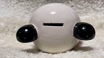 Amazon.co.jp: レトロ 内藤ルネ赤電話パンダ貯金箱 当時物 陶器