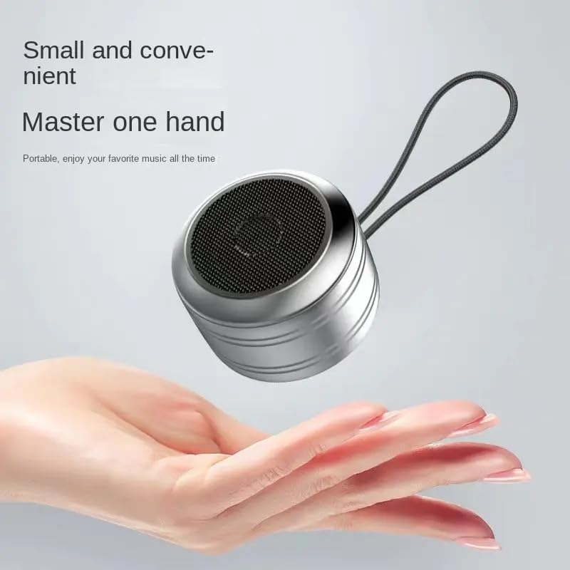 Bluetooth Lautsprecher,Rawrr Tragbarer Outdoor Mini Bluetooth Box, Freisprechfunktion für Phone,Enormer mit Bass-Treibern, Lautsprecher für zuhause draußen Garten,Silber – Bild 5