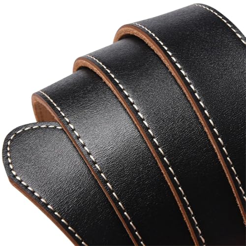 Men's Buckle Jeans Leather Casual Belts Business Cowboy Waistband Plus Size Genuine Leather Belt4