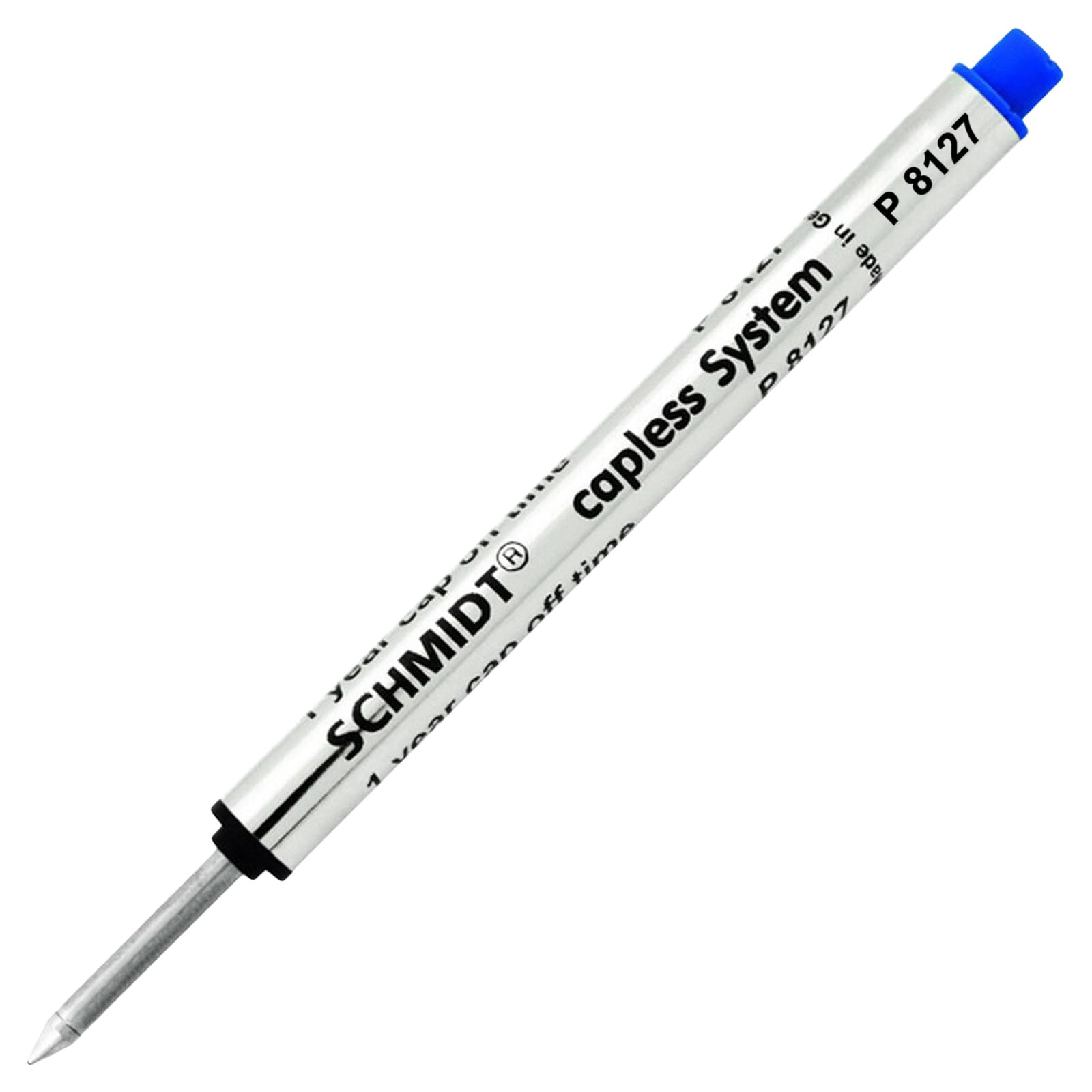 Schmidt P8127 Short Capless Rollerball - Blue Ink