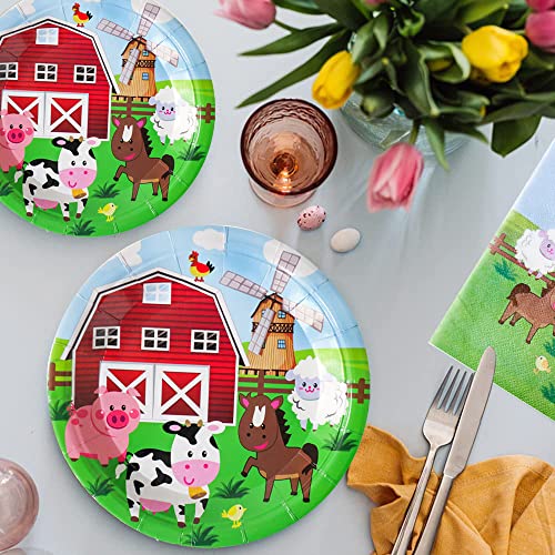 MEZHEN Animale Stoviglie Feste di Compleanno Ranch...