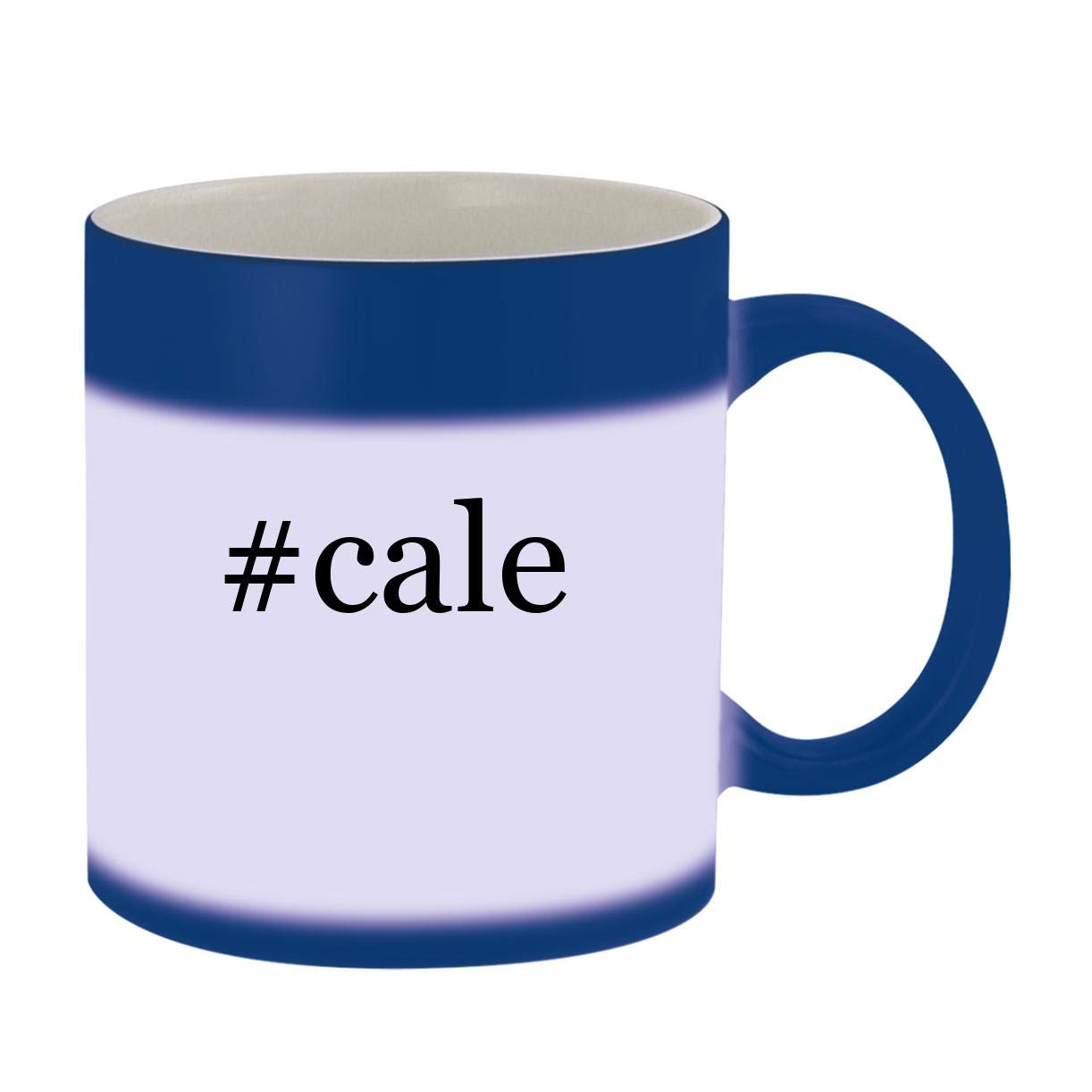 #cale - Ceramic Hashtag Blue Color Changing Mug, Blue
