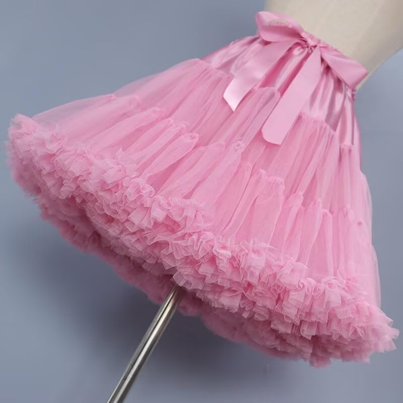 dideyttawl Girls Tulle Petticoat Ball Gown Crinoline Tutu Underskirt for Kids Flower Girls Dress Half Slips Hoopless3