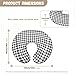 Drnuikhe Houndstooth Nursing Pillow Covers Stretchy Breastfeeding Pillowcase Breastfeeding Pillow Slipcover,Tummy Time, Baby Sitting Support, Awake-Time Support,Pillow Cover Only