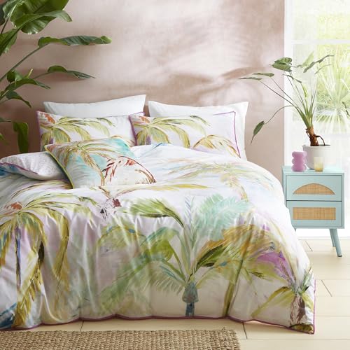 Housse de couette passepoil rose Appletree finitions de qualité