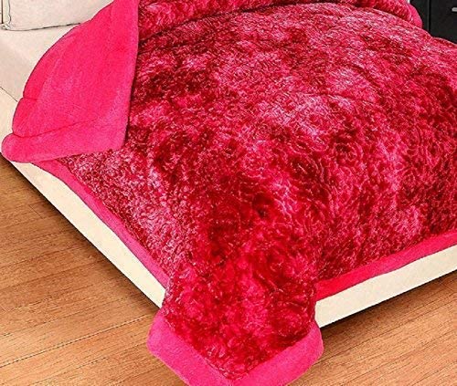 Ab Home Decor Super Soft Microfibre Heavy Quilt-Razai-Rajai for Winter- for Double Bed King Size-Red (B0BKYJTGYY) Amazon Price History, Amazon Price Tracker