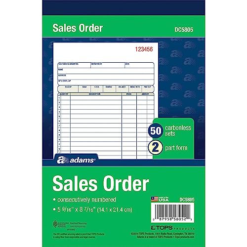 Livre de commande 50 ensembles Adams pour simplifier votre facturation - 3