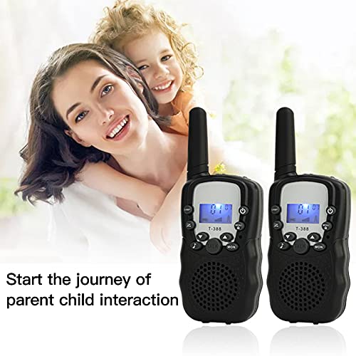 Queenser Walkie Talkie portátil para crianças Rádios de 2 vias 3KM interativo educacional de longo a