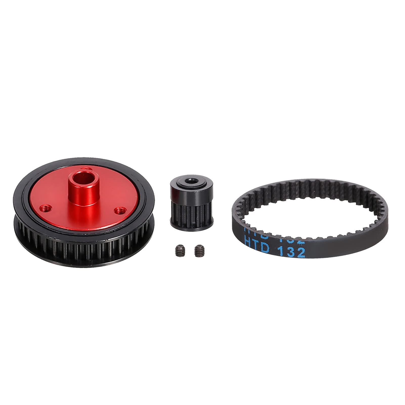 Goudan 3.2mm Belt Drive Trans ssion Gears System Compatible wi VS4-10 Axial SCX10 & SCX10 II 90046 RC Car Crawler Upgrade DIY Parts