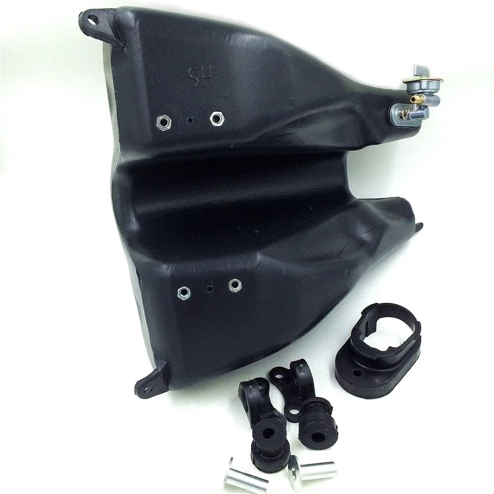 Tanque de combustible Compatible con CRF70 Bike Pit Bike, tanque de gasolina con tapa, llave de purga