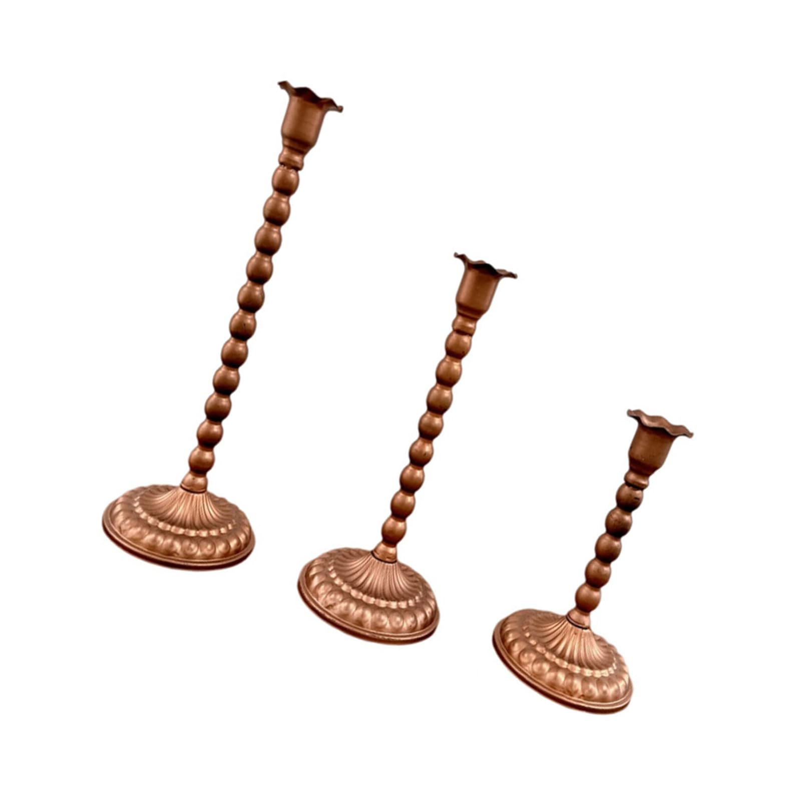 TFAOYS Candlestick Holders Iron Metal Taper Holders Decorative Stands Home Decorations for Kitchen Table Decorative Stand