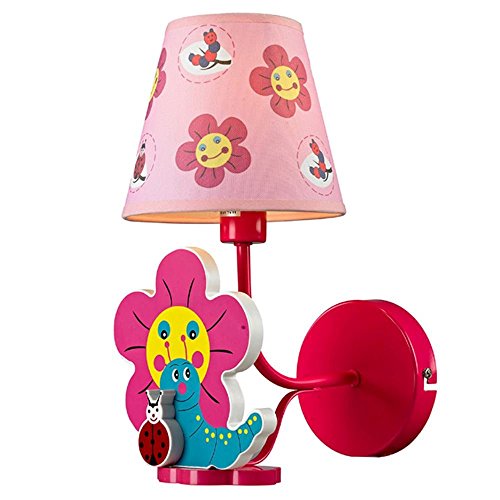 Applique murale enfant fleur rose pour décoration murale de chambre bébé et salle de jeux