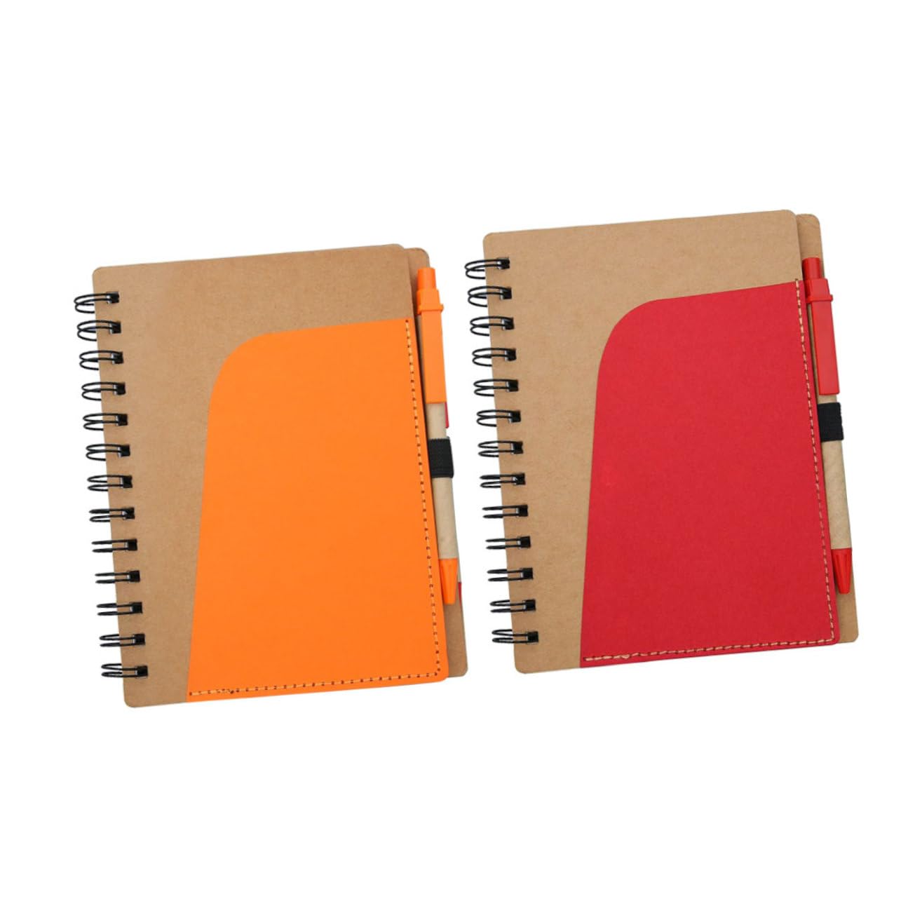 STOBOK 2pcs Personalised Diary Notepad Journal Diary Notepad Diary Book Travel Diary Coil Book Student Notebook