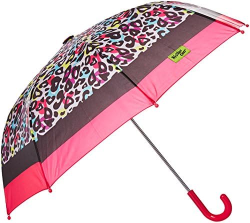 Girls' Little Character Umbrella, Groovy Leopard, One Size