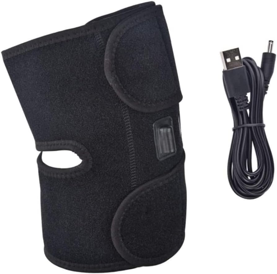 Jorzer Heated Knee Brace Pain Relief Heated Knee Pad Massager Support