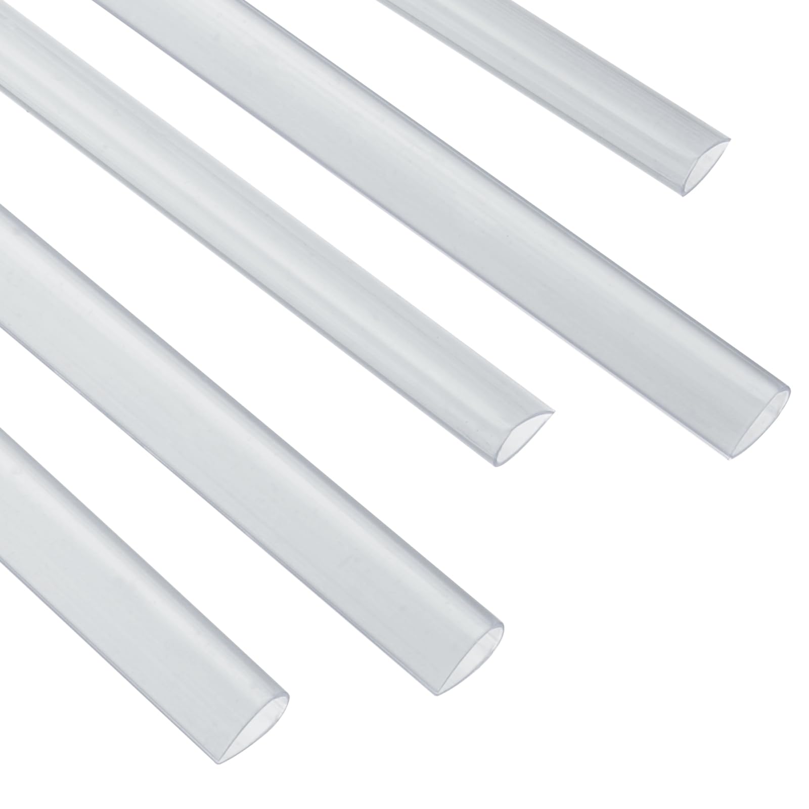 Photo 1 of PATIKIL 30Pcs Binding Bars, 8mm Binding Bars Slide Grip 50 Sheets Capacity A4 Size Report Binder Teardrop Shape Presentation Binder for Report Cover Resume, Clear
