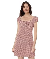 Mimi Printed Check Bossa Nova Red